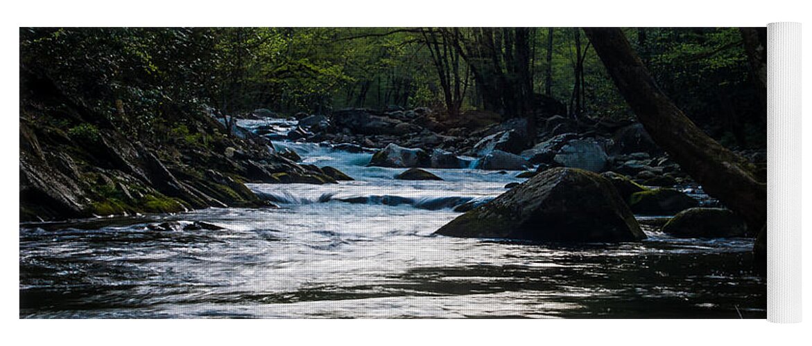 Great Smoky Mountains National Park Yoga Mat featuring the photograph Smoky Mountain Stream by Jay Stockhaus