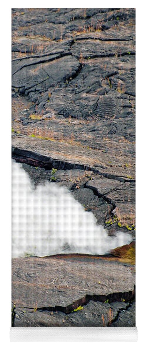 Volcano Photography Yoga Mat featuring the photograph Smoldering Kilauea by Patricia Griffin Brett