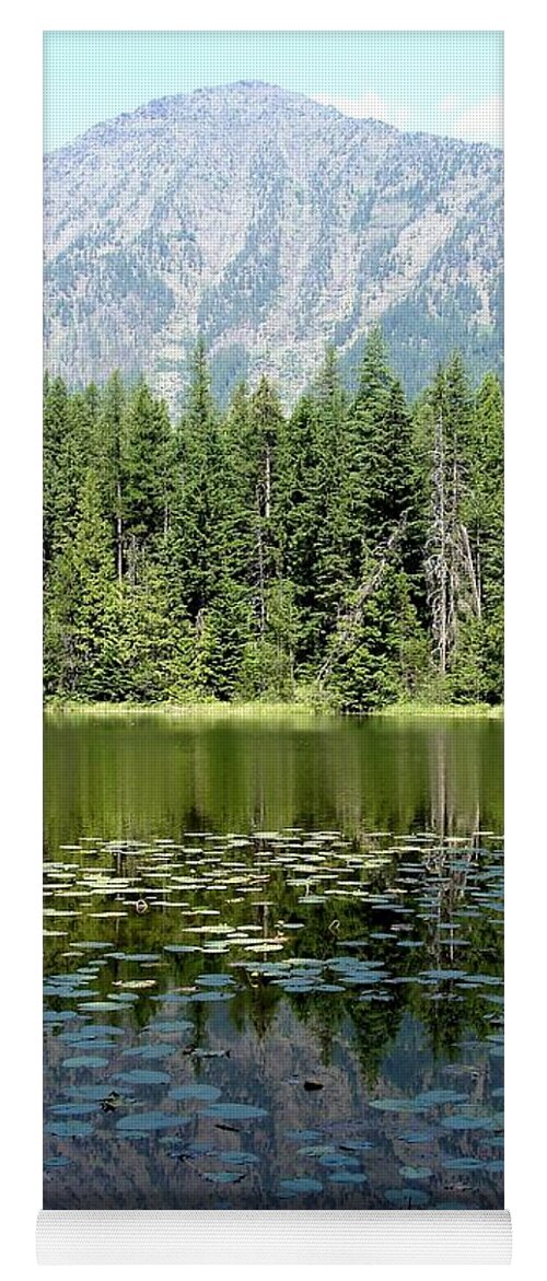 Outdoors Yoga Mat featuring the photograph Snyder Lake Reflection by Kerri Mortenson