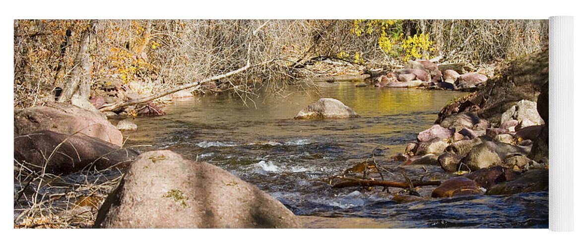 South Boulder Creek Yoga Mat featuring the photograph South Boulder Creek by Steven Krull