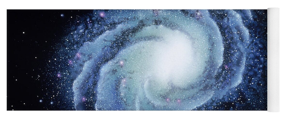 Spiral Galaxy M83 Yoga Mat featuring the photograph Spiral Galaxy M83 by Chris Bjornberg