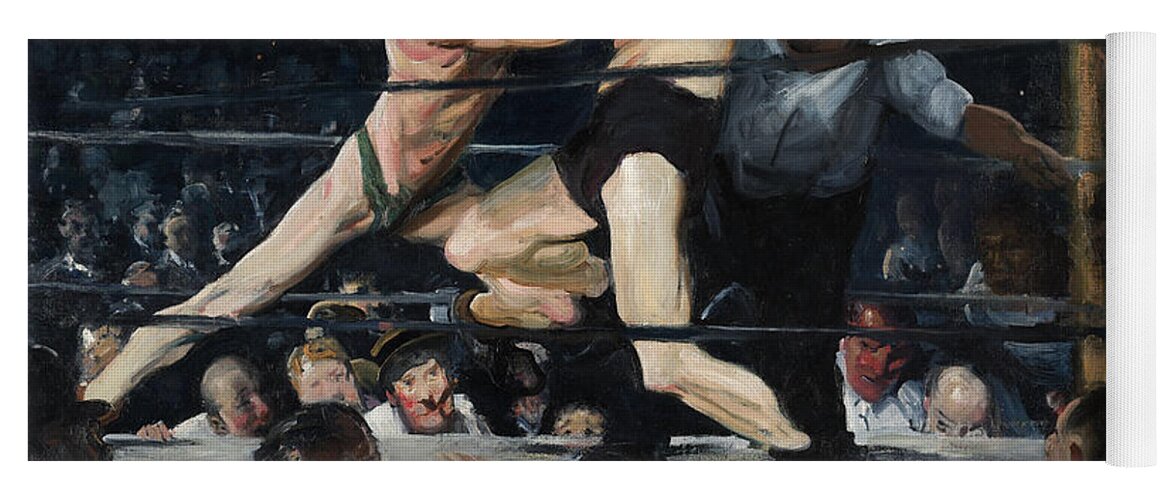 George Wesley Bellows Yoga Mat featuring the painting Stag Night at Sharkeys by George Wesley Bellows