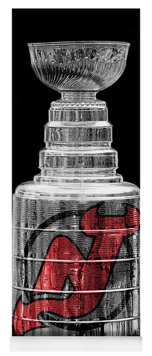 Hockey Yoga Mat featuring the photograph Stanley Cup New Jersey by Andrew Fare