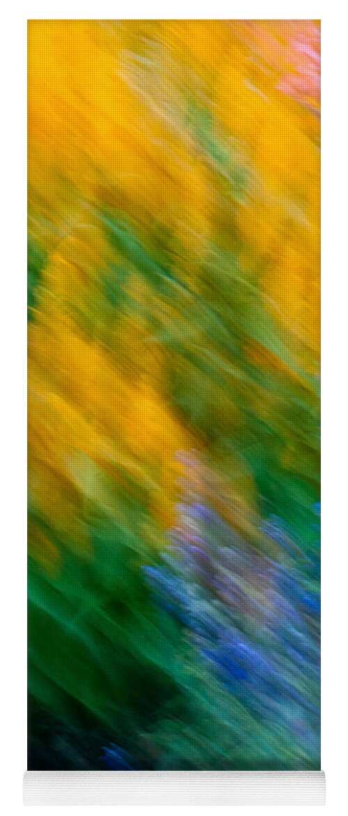 Abstract Yoga Mat featuring the photograph Staying In Motion by Christie Kowalski