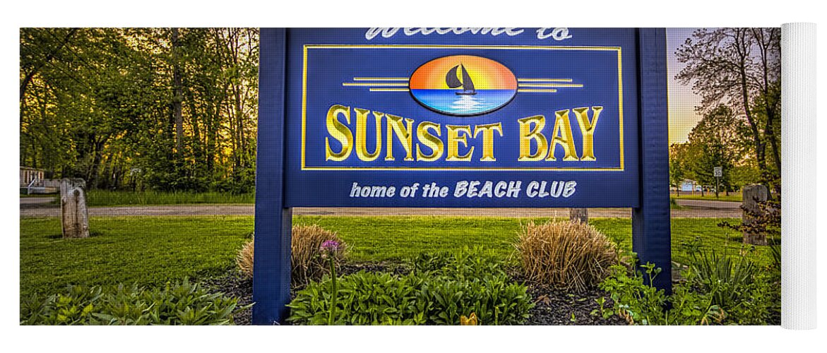 Sunset Bay Yoga Mat featuring the photograph Sunset Bay by John Angelo Lattanzio