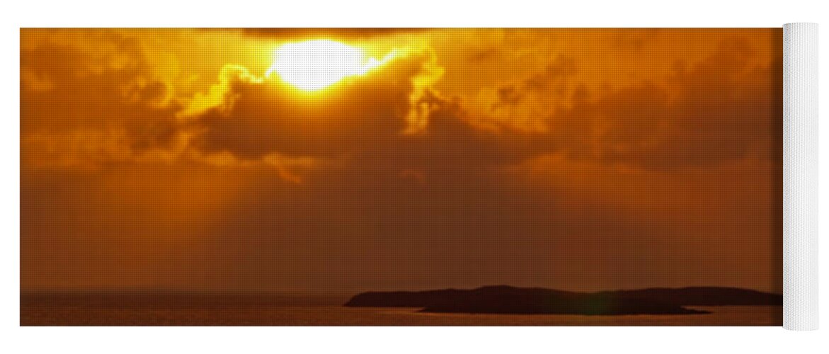 Fine Art Photography Yoga Mat featuring the photograph Sunset from the Dolphin Watch Cottage by Patricia Griffin Brett