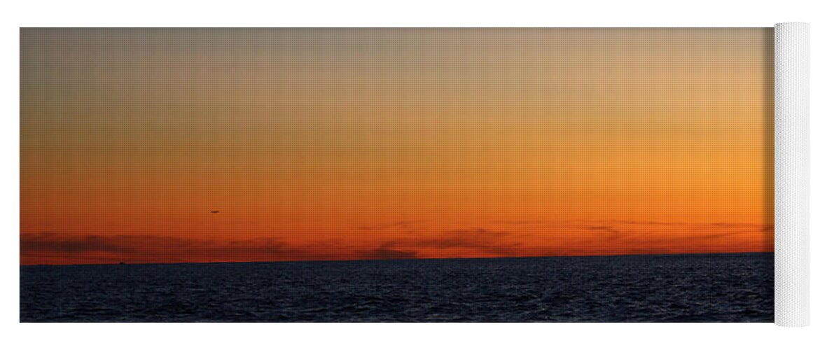 Sunset Over Point Lookout Yoga Mat featuring the photograph Sunset over Point Lookout by John Telfer