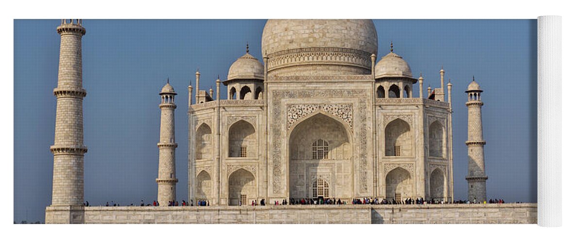 Agra Yoga Mat featuring the photograph Taj Mahal by Ivan Slosar