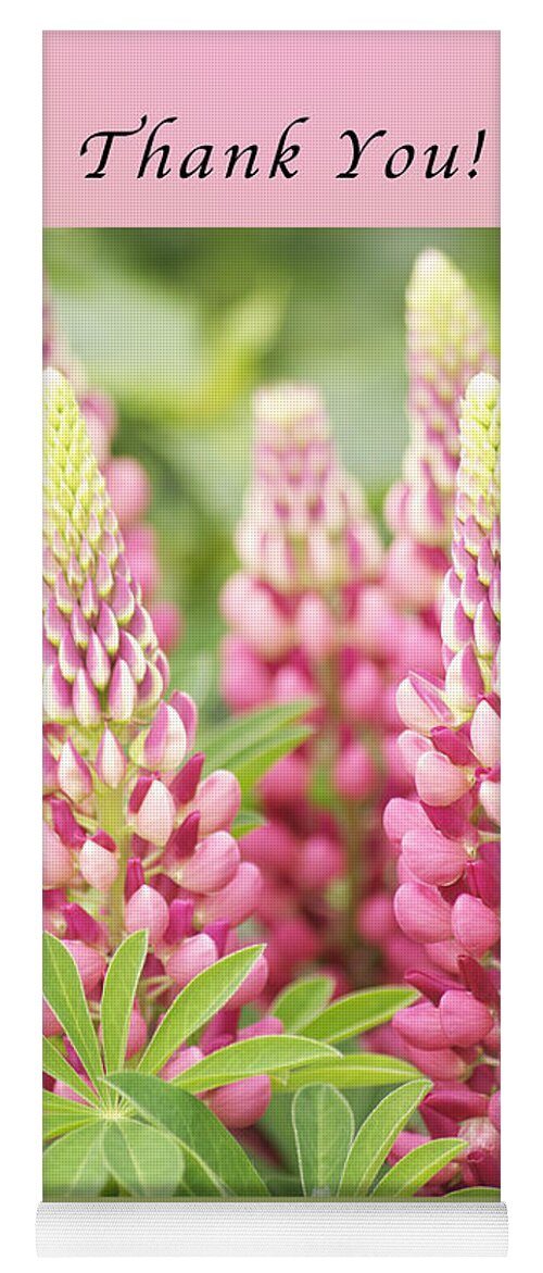 Lupine Yoga Mat featuring the photograph Thank You Lupine Pastels by Michael Peychich