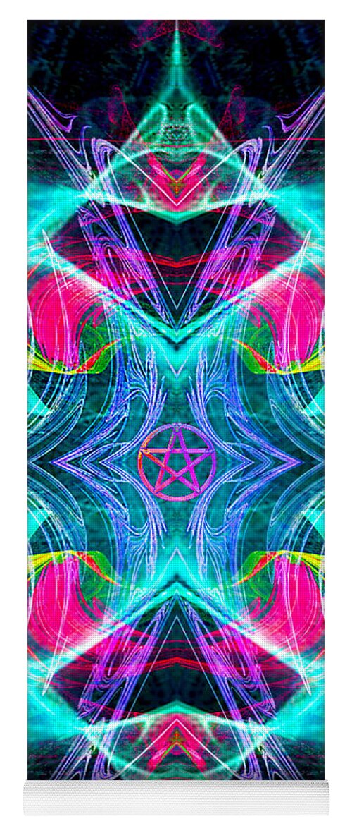 Angel Yoga Mat featuring the photograph The Angel of Magic by Diana Haronis