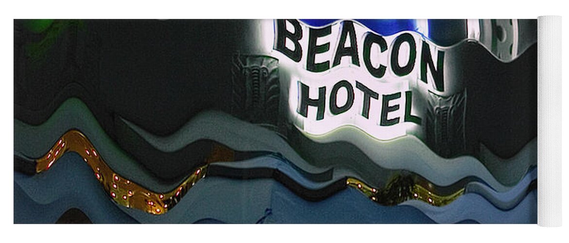 Beacon Hotel Yoga Mat featuring the photograph The Beacon Hotel by Gary Dean Mercer Clark
