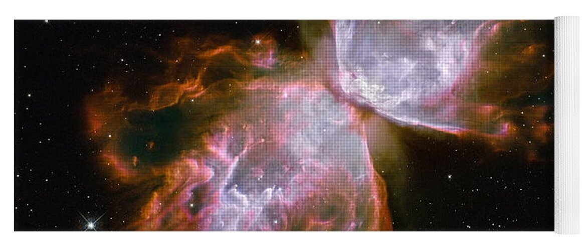Space Yoga Mat featuring the photograph The Butterfly Nebula by Eric Glaser