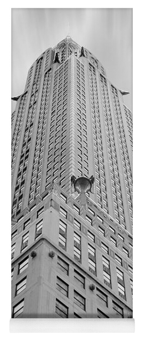 Landmarks Yoga Mat featuring the photograph The Chrysler Building by Mike McGlothlen