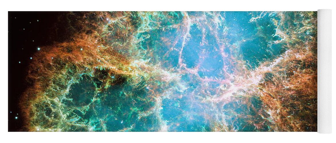 Crab Nebula Yoga Mat featuring the photograph The Crab Nebula by Eric Glaser