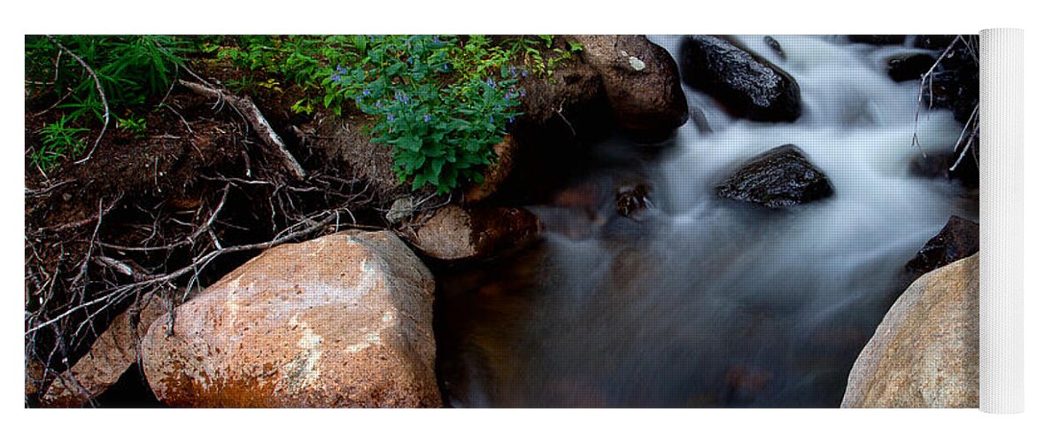 Rivers & Streams Yoga Mat featuring the photograph The Natural Bridge by Jim Garrison