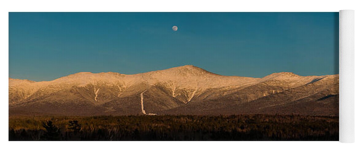 Mount Clay Yoga Mat featuring the photograph The Presidential Range White Mountains New Hampshire by Brenda Jacobs