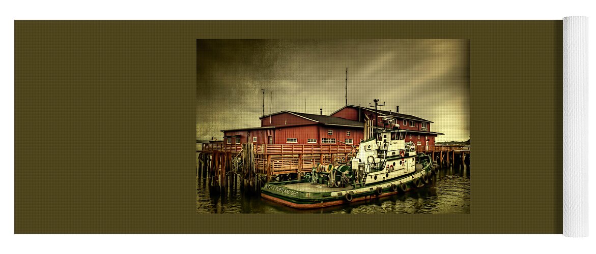 Photos For Sale Yoga Mat featuring the photograph River Bar Pilot Station by Thom Zehrfeld