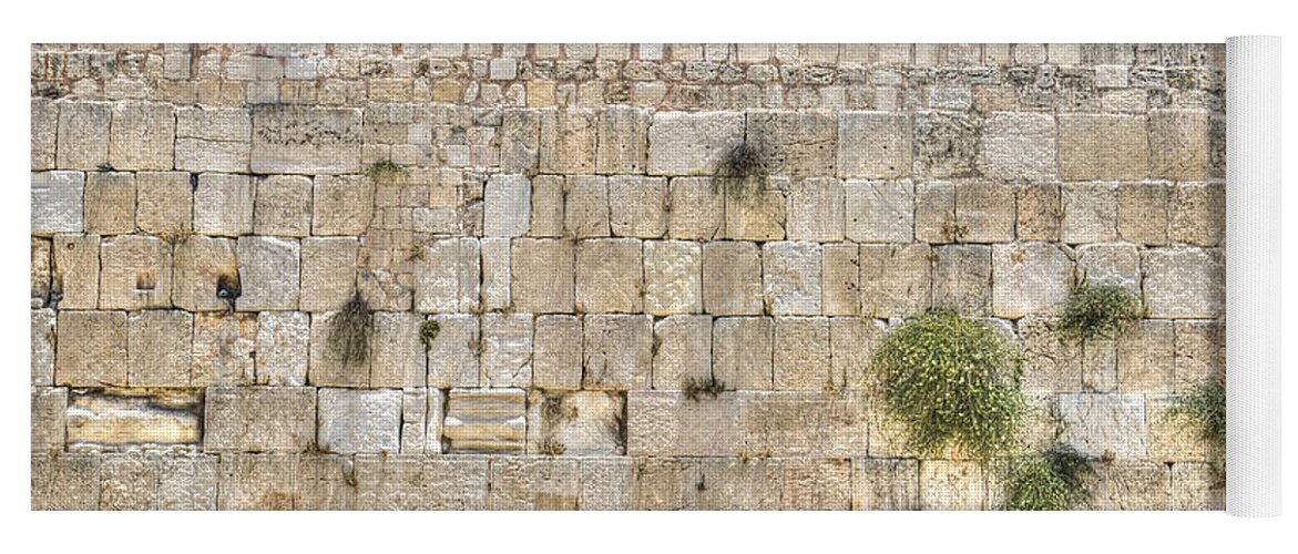Western Wall Yoga Mat featuring the photograph The Western Wall Jerusalem Israel by Amir Paz