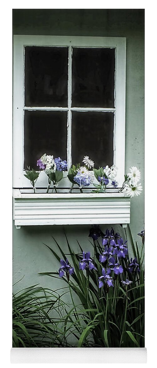 Flowers Yoga Mat featuring the photograph The Window Box by Lucinda Walter