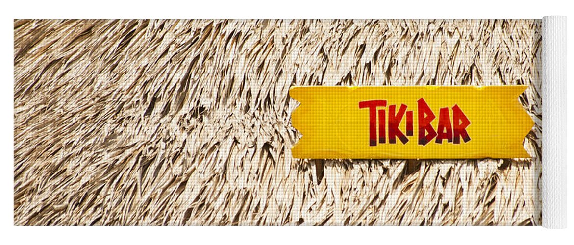 Tiki Bar Yoga Mat featuring the photograph Tiki Bar by Carolyn Marshall