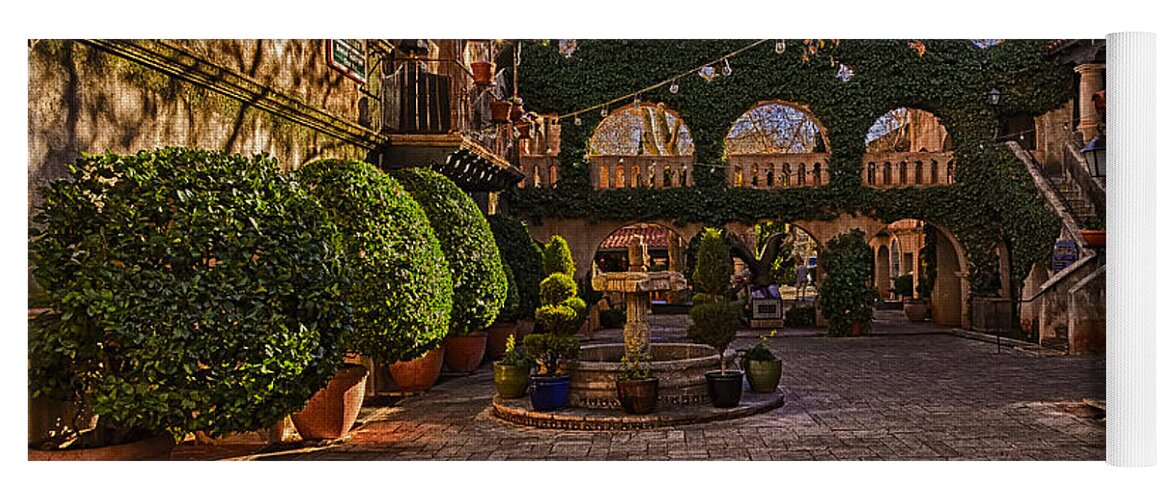 2014 Yoga Mat featuring the photograph Tlaquepaque Village No.1 by Mark Myhaver