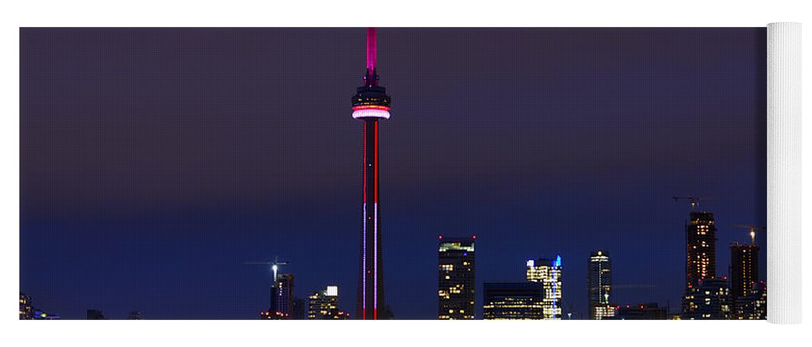 Toronto Yoga Mat featuring the photograph Toronto Skyline by Tony Beck