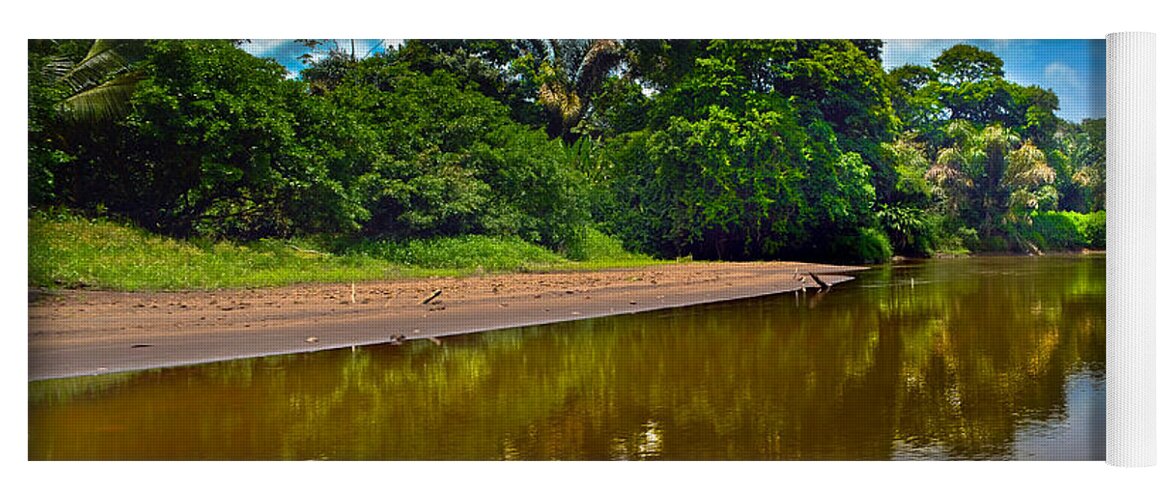 Tortuguero Yoga Mat featuring the photograph Tortuguero River Canals by Gary Keesler