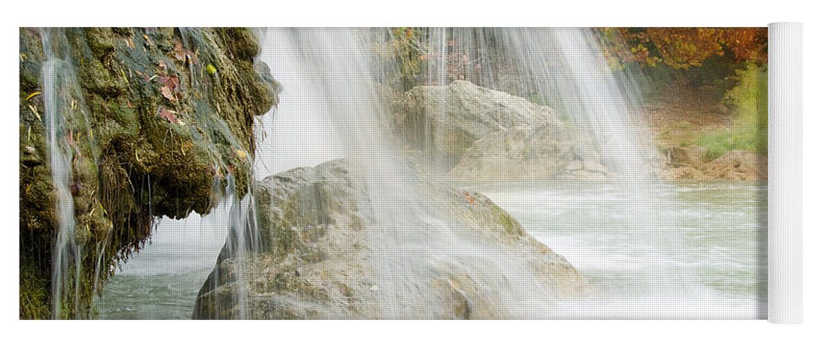 Turner Falls Yoga Mat featuring the photograph Turner Falls #2 by Betty LaRue