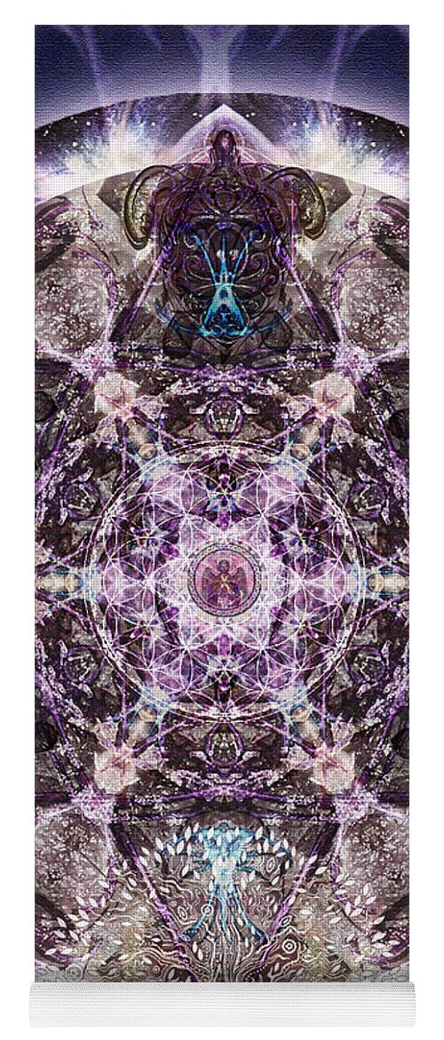 Mandala Yoga Mat featuring the photograph Unfoldment by Alicia Kent