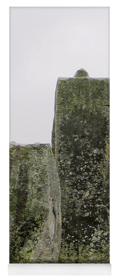 Stonehenge Yoga Mat featuring the photograph Upright by Denise Railey