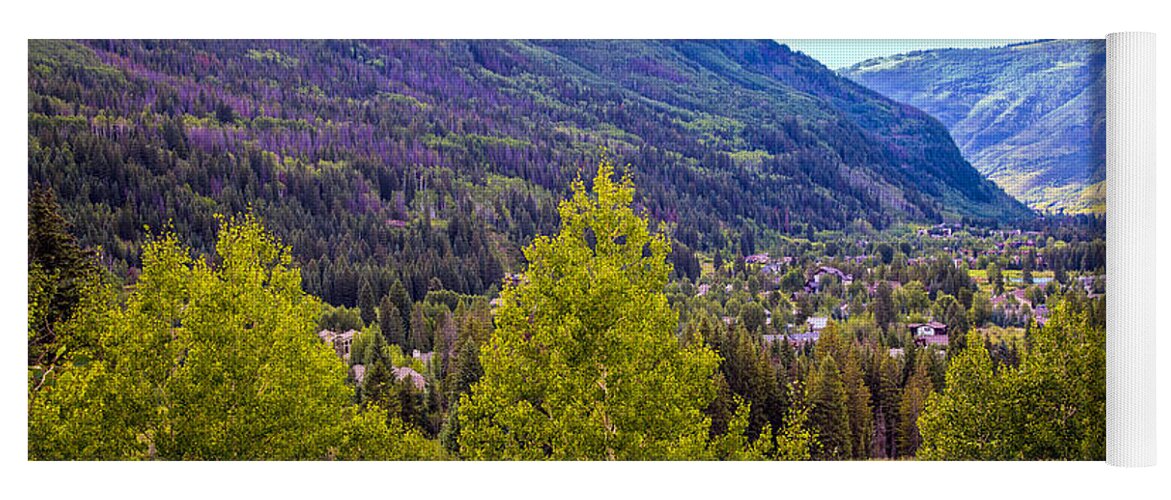 Vail Colorado Yoga Mat featuring the photograph Vail Vista 1 by Madeline Ellis