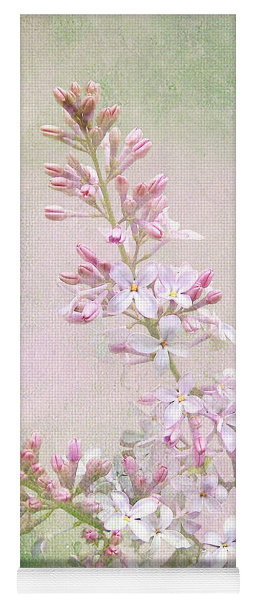 Vintage Flower Yoga Mat featuring the photograph Vintage Lilac by Kathi Mirto