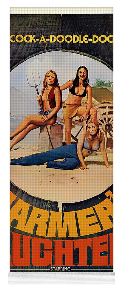 Vintage Porn Film Poster 1976 Yoga Mat by Mountain Dreams - Fine Art America