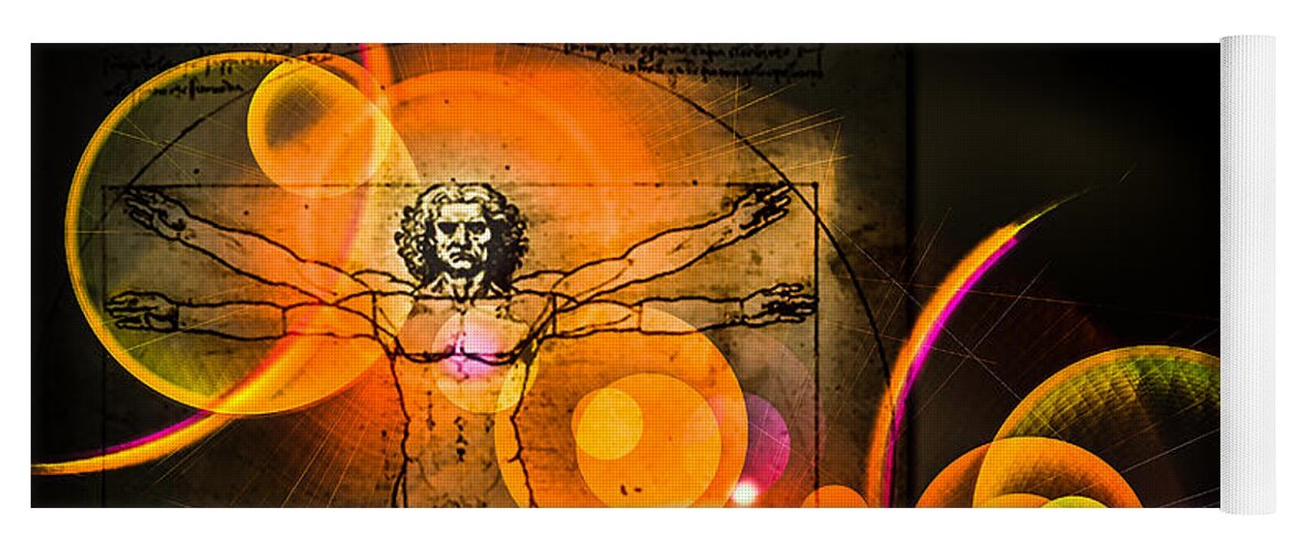 Composite Yoga Mat featuring the photograph Vitruvian Man by Michael Arend