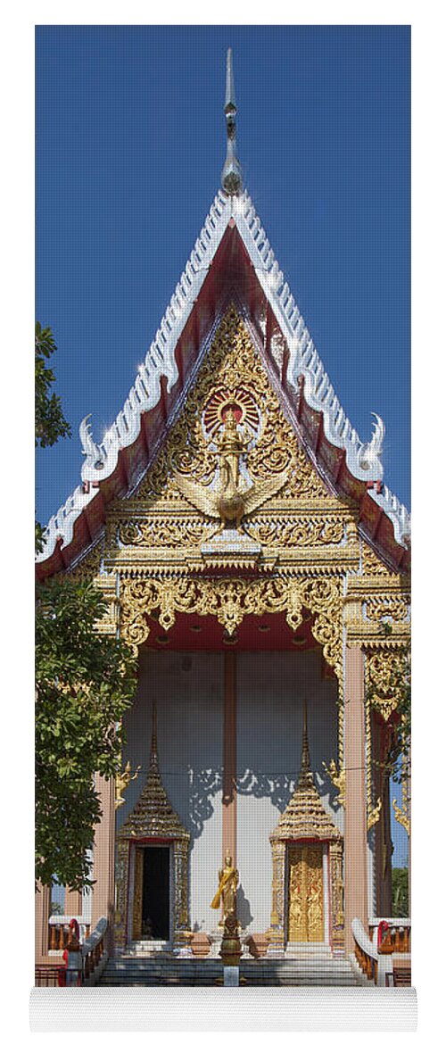 Bangkok Yoga Mat featuring the photograph Wat Laksi Ubosot DTHB1426 by Gerry Gantt