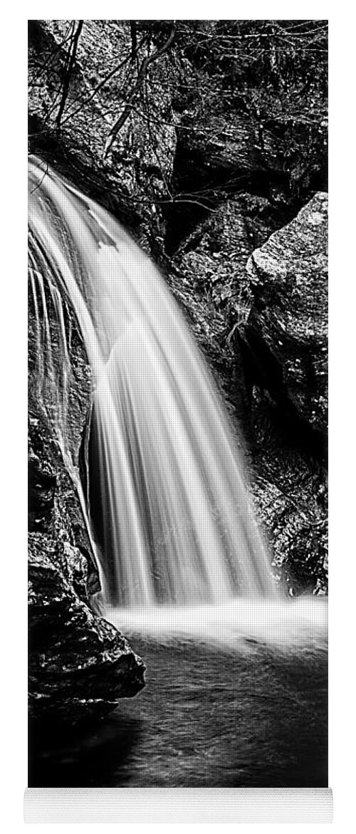 Waterfall Yoga Mat featuring the photograph Bingham Falls Waterfall Stowe Vermont Open Edition by Edward Fielding