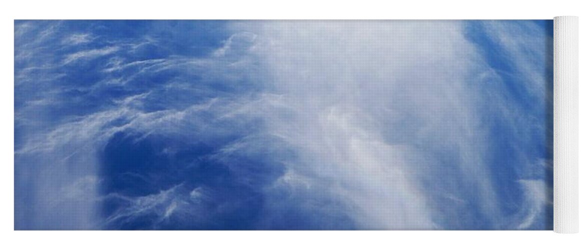 #cloud #waterfall #sky #awesome #deepdeep #blue Yoga Mat featuring the photograph Waterfall In The Sky by Belinda Lee