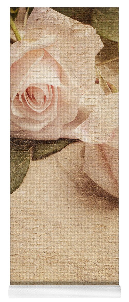 Roses Yoga Mat featuring the photograph White Roses by Jelena Jovanovic