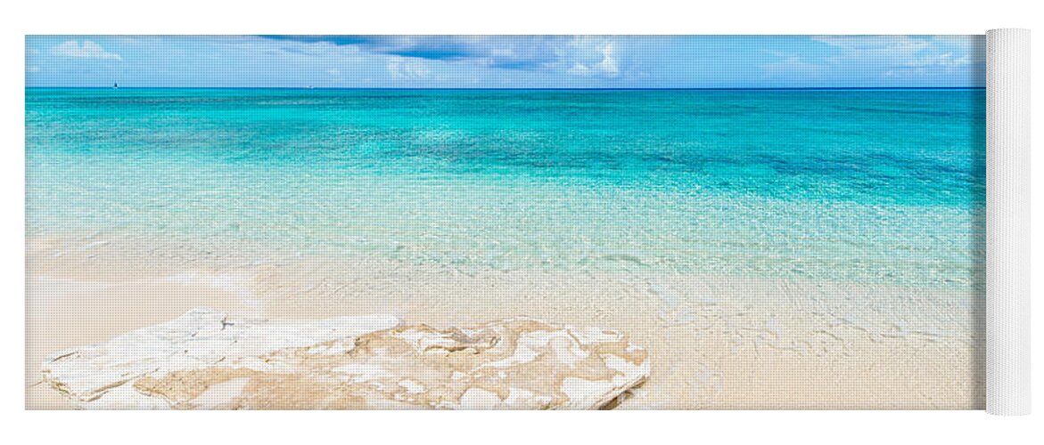 White Sand Yoga Mat featuring the photograph White Sand by Chad Dutson