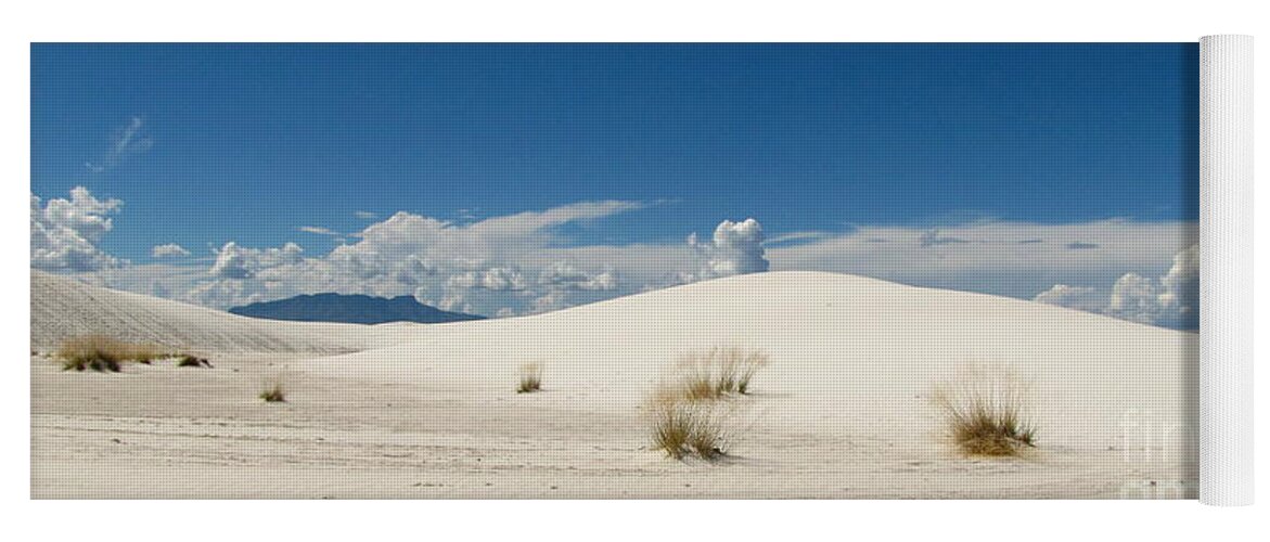 White Sands Yoga Mat featuring the photograph White Sands Landscape by Marilyn Smith