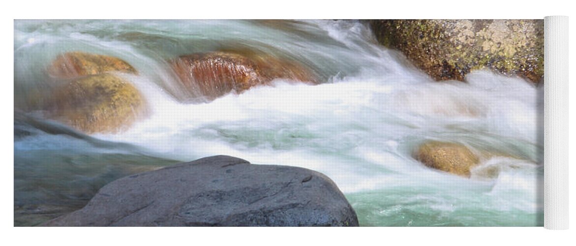 Sequoia National Park Yoga Mat featuring the photograph White Water by Heidi Smith