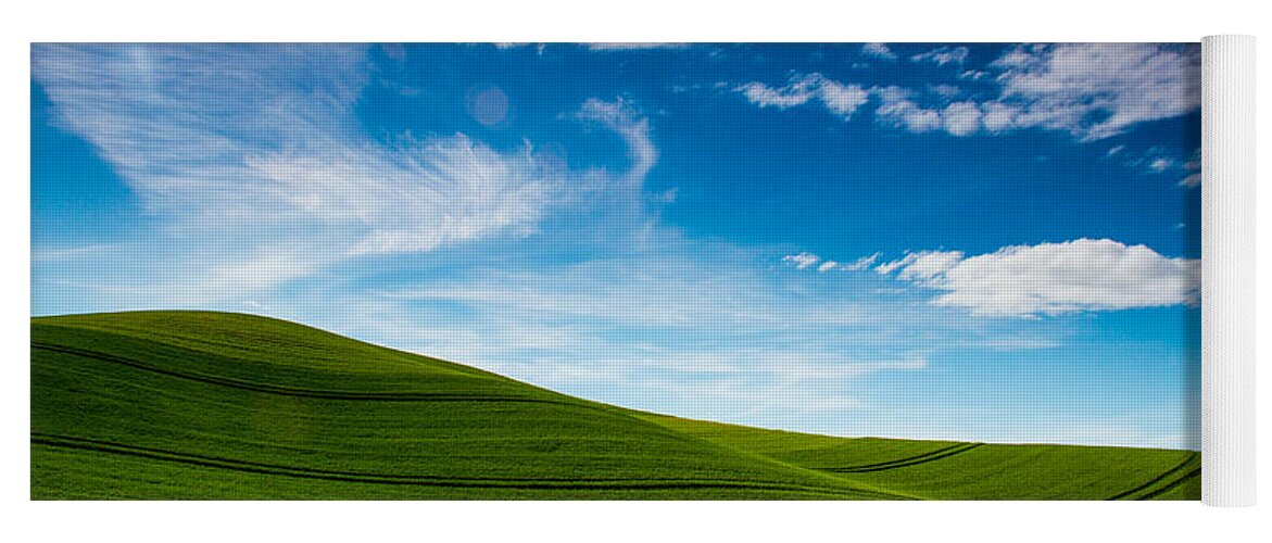 Palouse Yoga Mat featuring the photograph Windows XP by Kunal Mehra