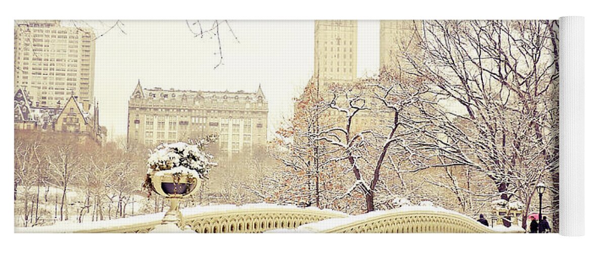 Nyc Yoga Mat featuring the photograph Winter - New York City - Central Park by Vivienne Gucwa