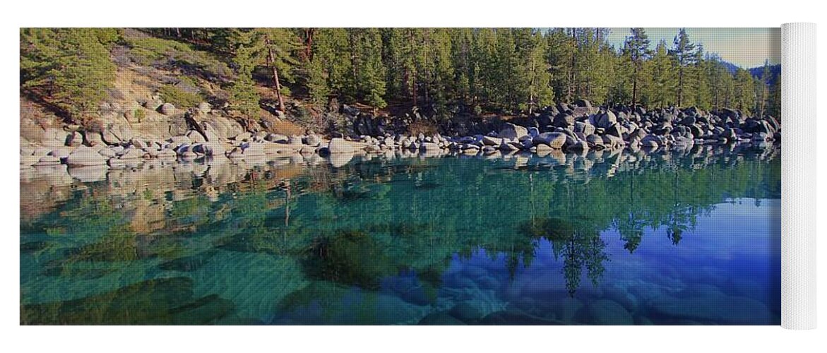 Lake Tahoe Yoga Mat featuring the photograph Wondrous Waters by Sean Sarsfield