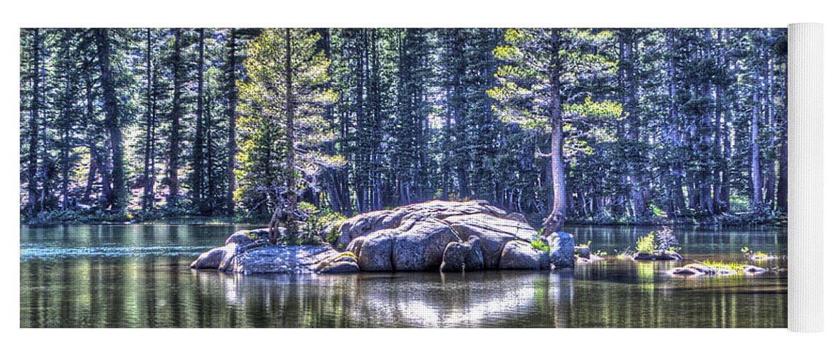Woods Lake Yoga Mat featuring the photograph Woods Lake 1 by SC Heffner