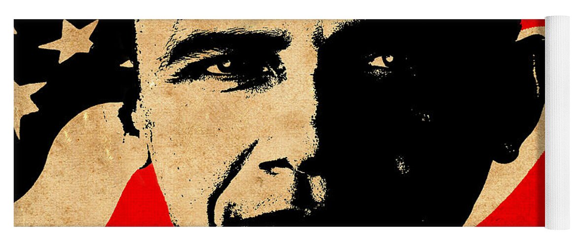 Obama Yoga Mat featuring the photograph World Leaders 1 by Andrew Fare