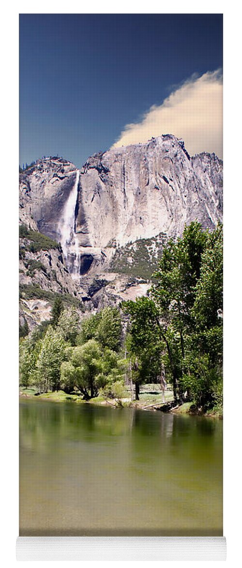 Ca Yoga Mat featuring the photograph Yosemite Falls by Lana Trussell
