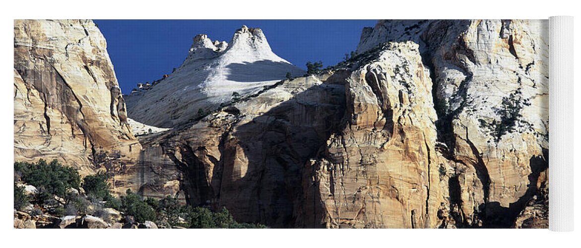 Canyon Yoga Mat featuring the photograph Zion National Park by Theodore Clutter