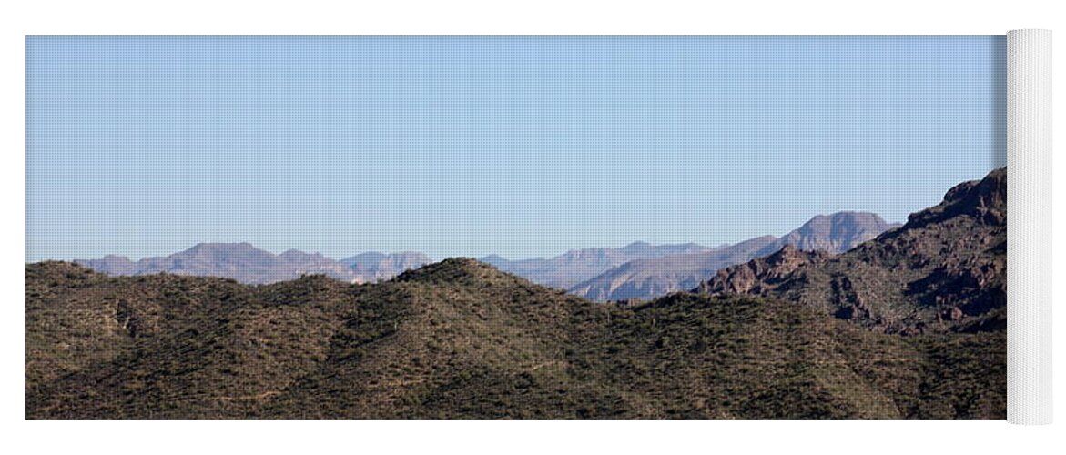 Sagouro Yoga Mat featuring the photograph Arizona Landscape by Kim Galluzzo Wozniak
