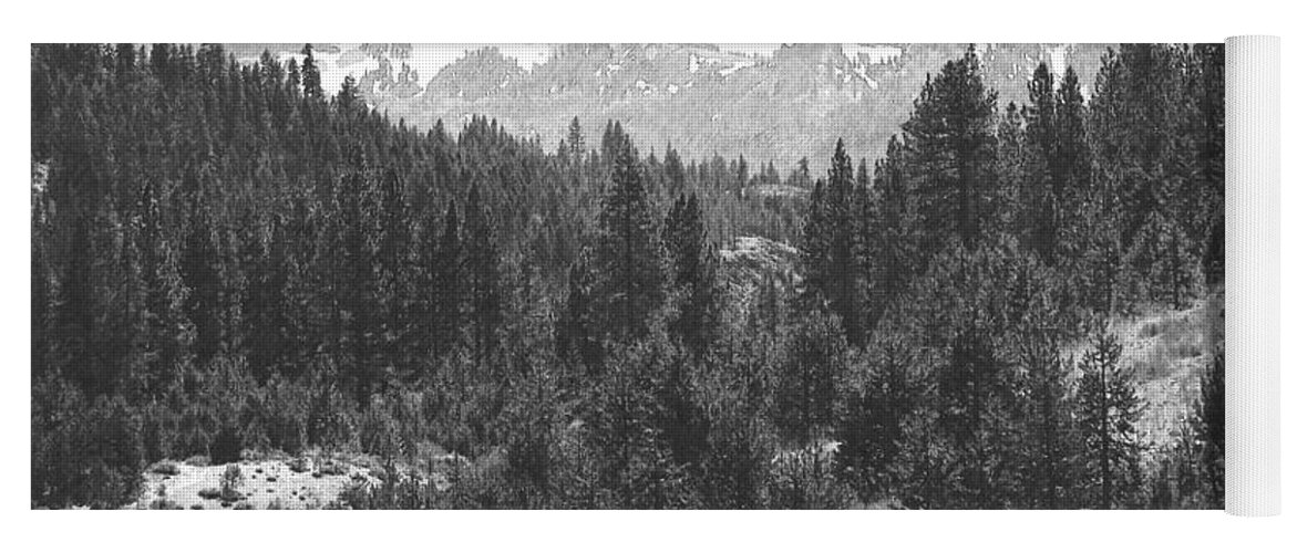  Pencil Yoga Mat featuring the photograph August Snows in the Sierras #1 by Frank Wilson